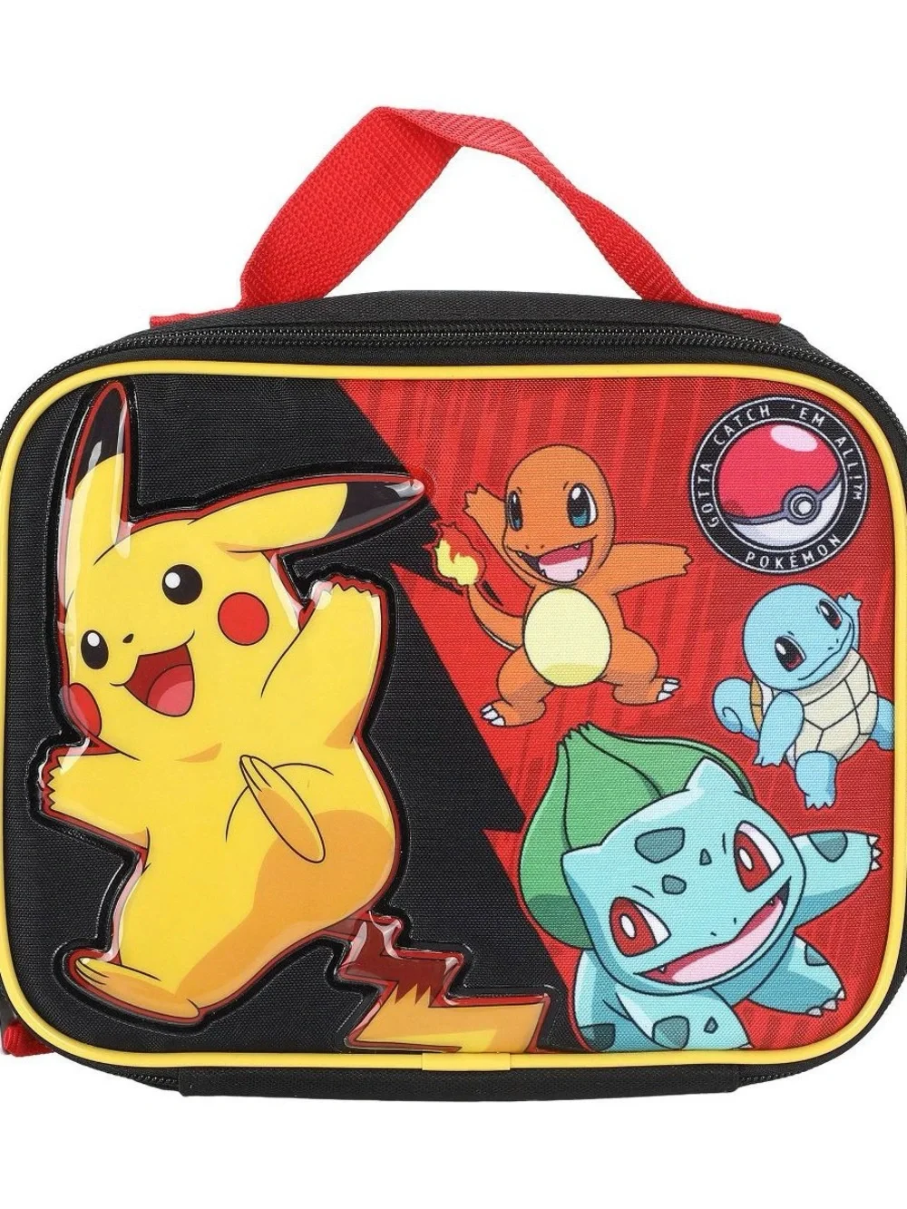 Pokémon Kids Backpack 5 Pcs Set Black, Red, Yellow T